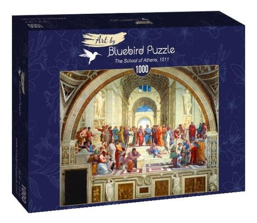 Bluebird Puzzle 1000 Pzs - Raphael - The School Of Athens