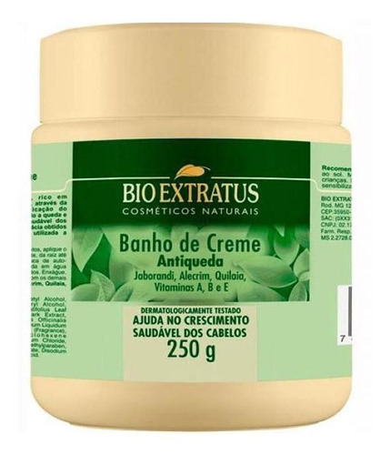 Bio Extratus Jaborandi Banho De Creme Antiqueda 250gr