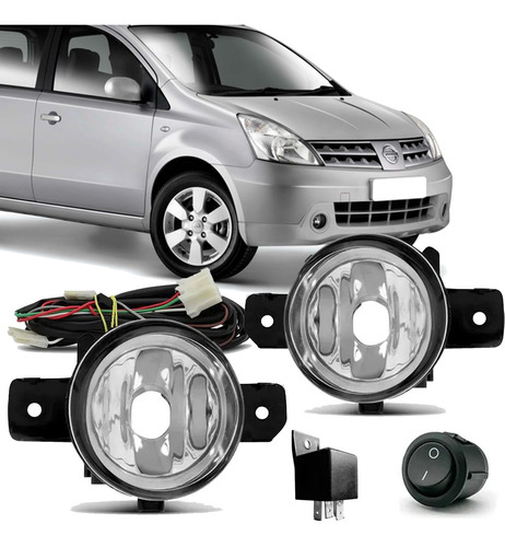 Kit Farol Milha Neblina Grand Livina 2012 2013 2014 Bot Alt