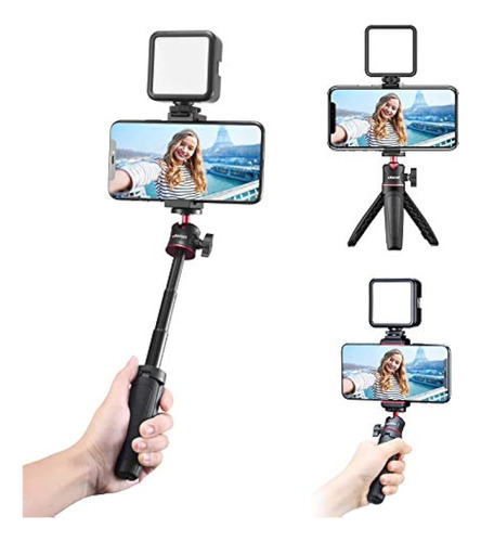 Ulanzi Smartphone Vlogging Kit Con Empuñadura Ajustable, Min