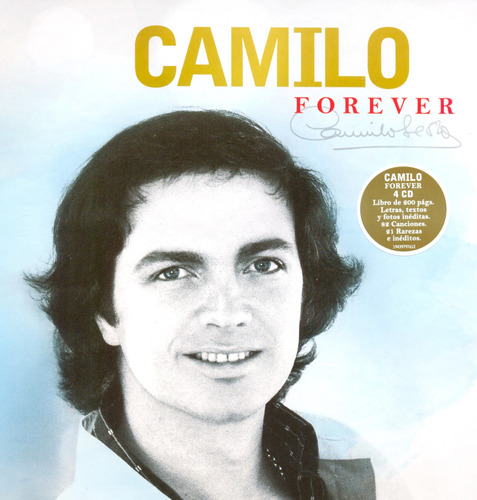 Camilo Forever - Camilo Sesto - Libro + 4 Cd - Original 2022