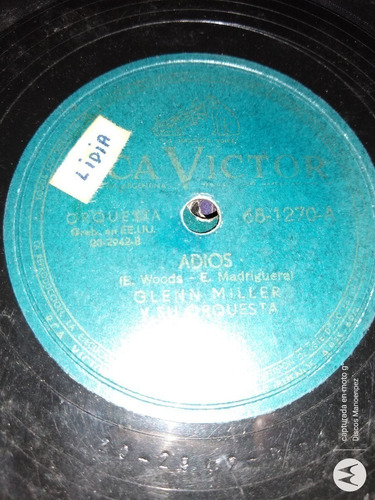 Pasta Glenn Miller Rca Victor C127