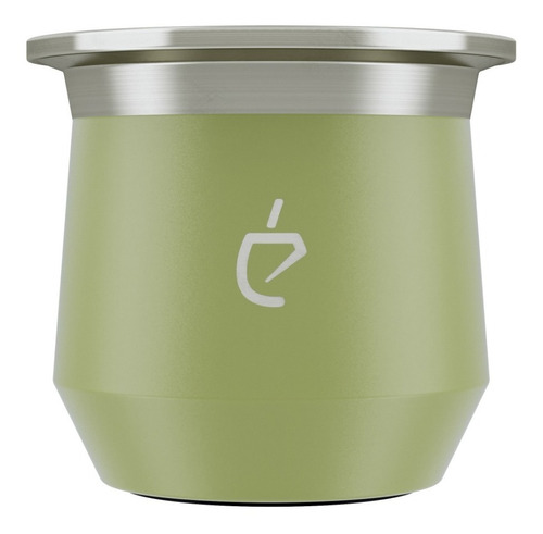 Imagen 8 de 8 de Un Mate Acero + Bombilla Acero Inoxidable + Yerbera Un Mate