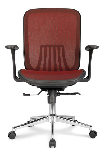 Cadeira Escritório Dt3 Office Armeria Celeste Red - 11737-9 Cor Vermelho Material do estofamento Mesh