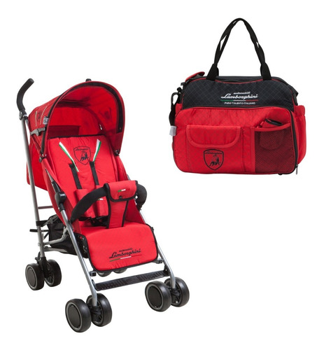 Cochecito Bebé Paragüitas + Bolso Maternal Lamborghini Promo