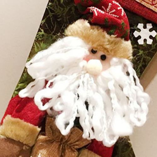 Exquisitas Medias Navideñas Hechas A Mano
