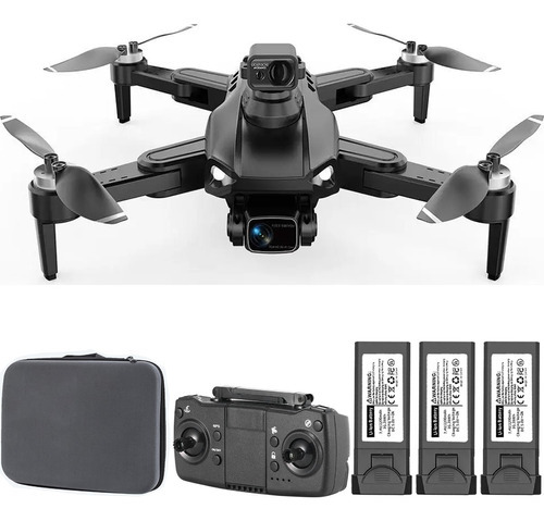 Drone Profissional L900 Pro Se Max Sensor Obst 3 Bat Bag Cor Preto