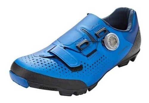 Sapatilha Shimano Mtb Xc5 Xc501 Azul C/ Sistema Boa E Velcro