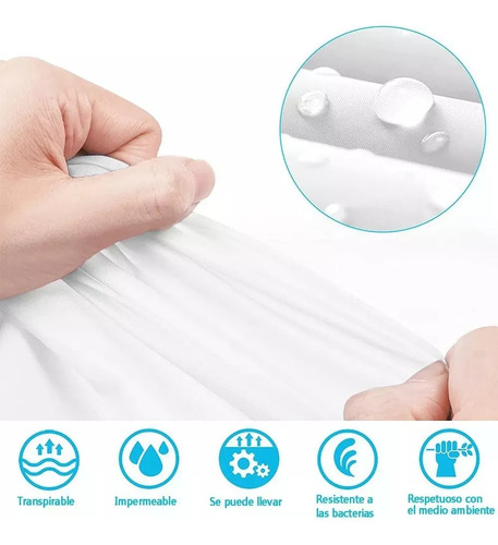 B. Set 2 Capa Impermeable Portátil Para Lluvia Tipo