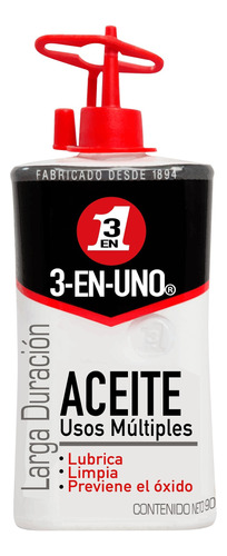 Aceite Lubricante 3 En 1 Original Usos Multiples 90 Ml