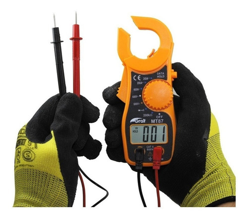 Imagen 2 de 2 de Pinza amperimétrica digital Gralf MT87 400A