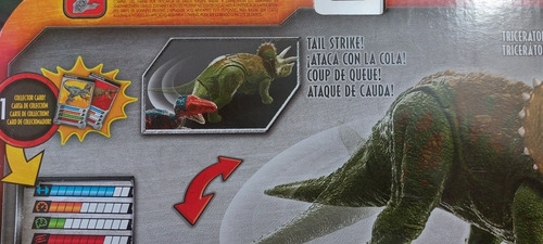 Jurassic World Triceratops Doble Ataque Dino Rivals