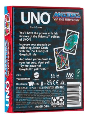 Uno Fandom Motu (masters Of The Universe) Juego Uno