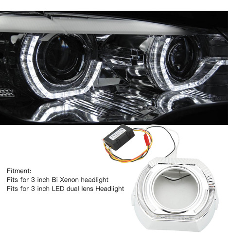 Carcasa De Bisel Led Angel Eyes Halo Drl, 12 V, 5 W, Izquier