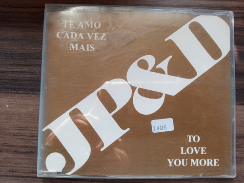 Cd Single João Paulo E Daniel Te Amo Cada Vez Mais (Usado)