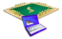Comprar Tabuleiro De Mesa Para Dominó 66x66 Cm + Mini Dominó 5mm