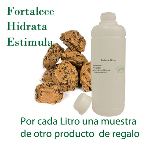 Aceite De Ricino 1 Litro + Regalo