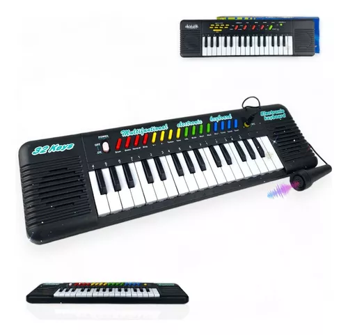 Teclado musical infantil com microfone: Encontre Promoções e o