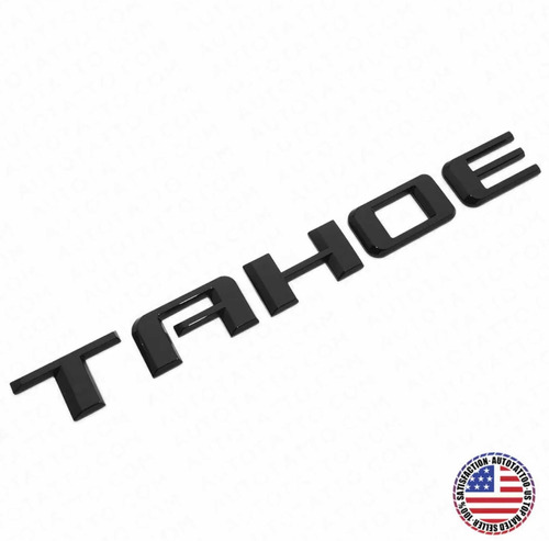 Emblema Letras Tahoe Negro Brillante 2007-2013