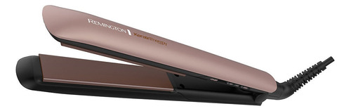 Plancha De Cabello Remington Keratin- Argan Negra Y Rosa