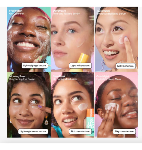 Bubble Skincare Tiny Mighties Mini Essentials Set 6 Minis