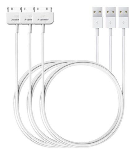 Cbiumpro iPhone 4 Cables De Carga (3 Pack 3.3 Ft) 30 Pin A U