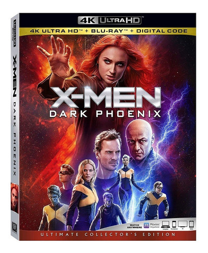 Blu-ray 4k Ultra Hd X-men: Fênix Negra Legendado Lacrado