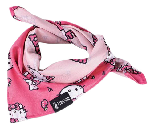 Bandana Hello Kitty Para Cães E Gatos Freefaro G