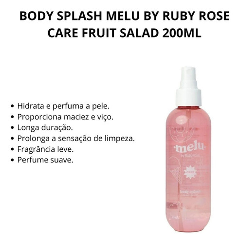 Perfume Corporal Loção Body Splash Fruit Salad Hidratante 