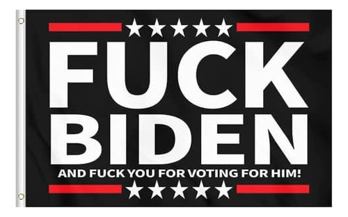 Fuck Joe Biden  - Bandera De Nailon Resistente Desgarro...