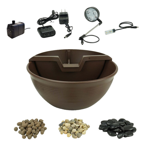 Kit Fuente De Escritorio Con Cascada Para Meditación Y Relaj