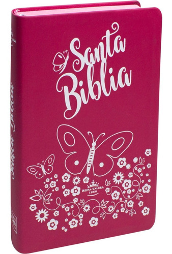 Biblia Pink, Letra Grande, Palabras De Jesús En Rojo