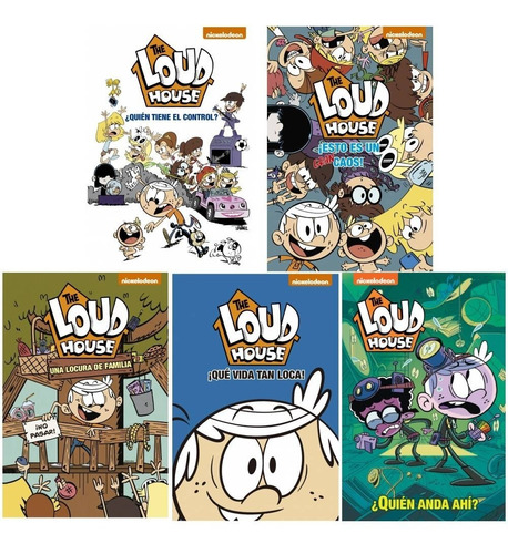 Imagen 1 de 7 de Pack The Loud House ( 5 Libros )