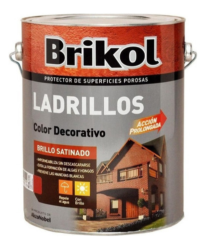 Brikol Ladrillos Impermeabilizante 4 L Protección Superf Mm