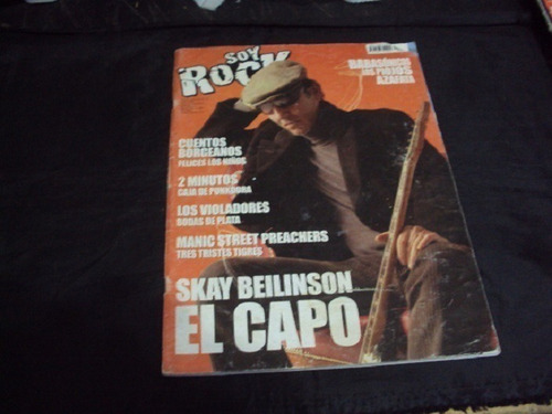 Revista Soy Rock # 39 - Tapa Skay Bellinson