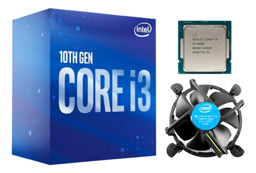 Procesador Intel Core I3-10100 Lga 1200 Gráfica Integrada