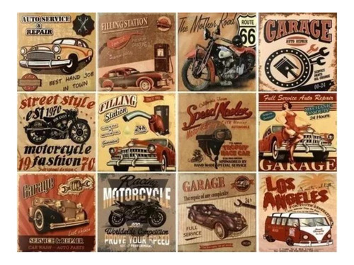 Ceramica 20x20 Retro Motos. Barraca Del Cordon