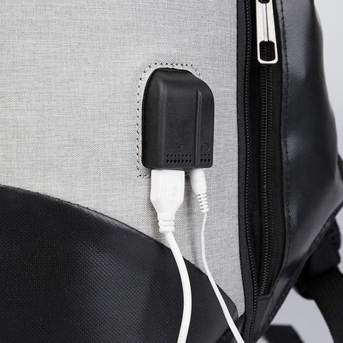 Mochila Antirrobo Mod2 Laptop + Puerto Carga Usb Puerto 3,5m