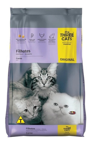 Three Cats Premium Original Gatito 15kg Con Regalo