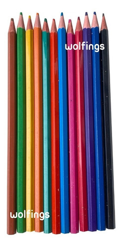  12 colores zedtom 12per Set Lápiz lápices de colores Lápices de colores con sacapuntas y pequeño estuche  regla de madera
