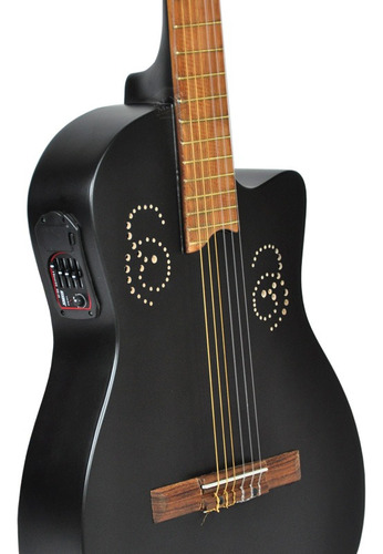 Guitarra Criolla Clasica Media Caja Corte Ecualizador 300kec