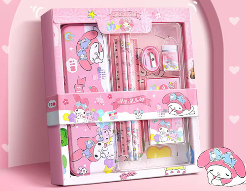 Kit Utiles Escolares Kuromi-my Melody-cinnamoroll