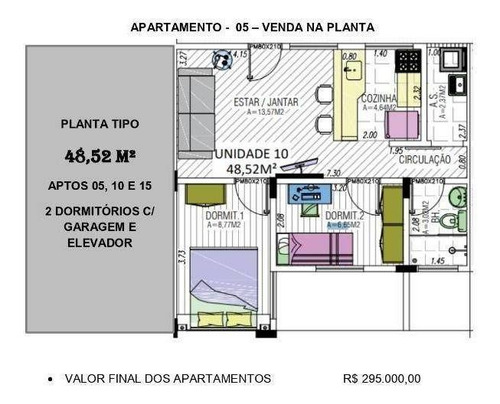 Imagem 6 de 6 de Apartamento Com 2 Dormitórios À Venda, 55 M² Por R$ 250.000,00 - Parque Cruzeiro Do Sul - São Paulo/sp - Ap2245