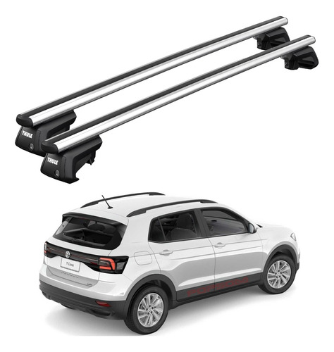 Travessas Teto Thule Vw T-cross Aluminio Smart Rack Xt 730