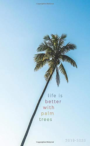 20192020 Life Is Better With Palm Trees Monthly Pocket Plann