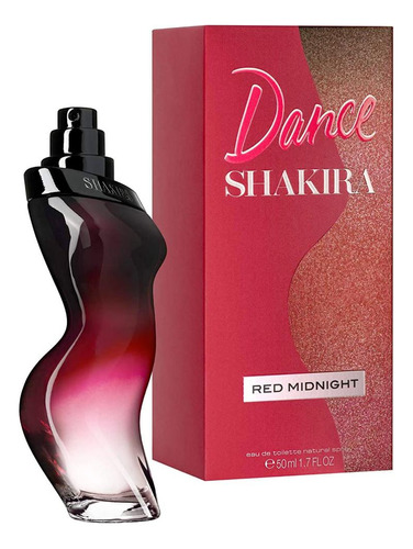 Perfume Shakira Dance Red Midnight Edt 50ml Original