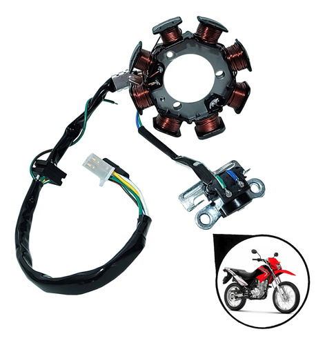 Estator Voltagem Honda Nxr 125 Bros Ohc 2003 2004 2005