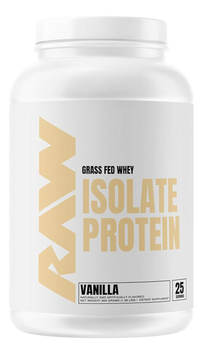 Proteina Isolatada Cbum Raw Nutrition Grass Fed - Vainilla