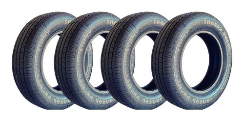 Kit 4 Pneu 175/70/14 Remold Com Borracha Vipal +4 Bico
