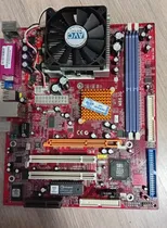 Comprar Kit 462 Pcchips M863g + Sempron 2200 900mhz Vermelho